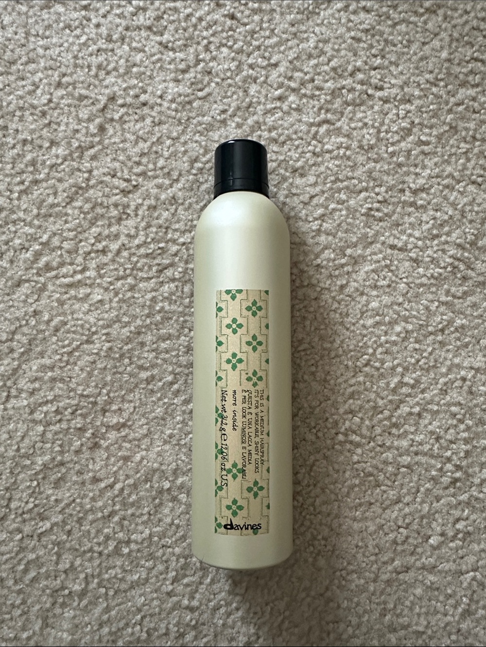 Davines This is a medium hairspray